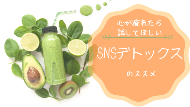 心が疲れたら試したい Snsデトックスのやり方と効果 ぼむちん日記